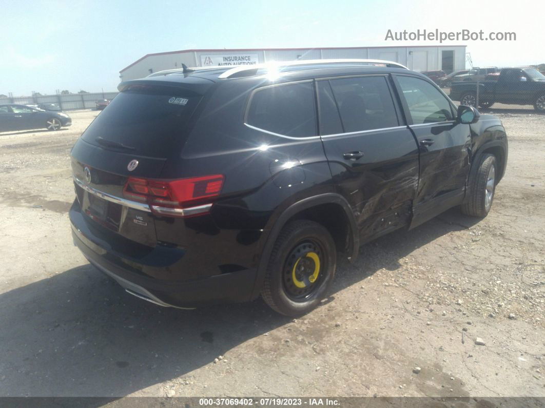 2018 Volkswagen Atlas 3.6l V6 Se Black vin: 1V2KR2CA7JC567657