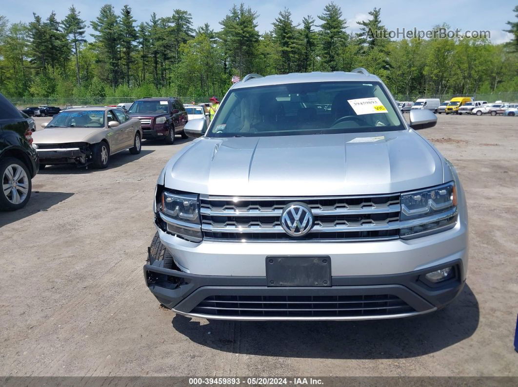 2018 Volkswagen Atlas 3.6l V6 Se Silver vin: 1V2KR2CA7JC586838