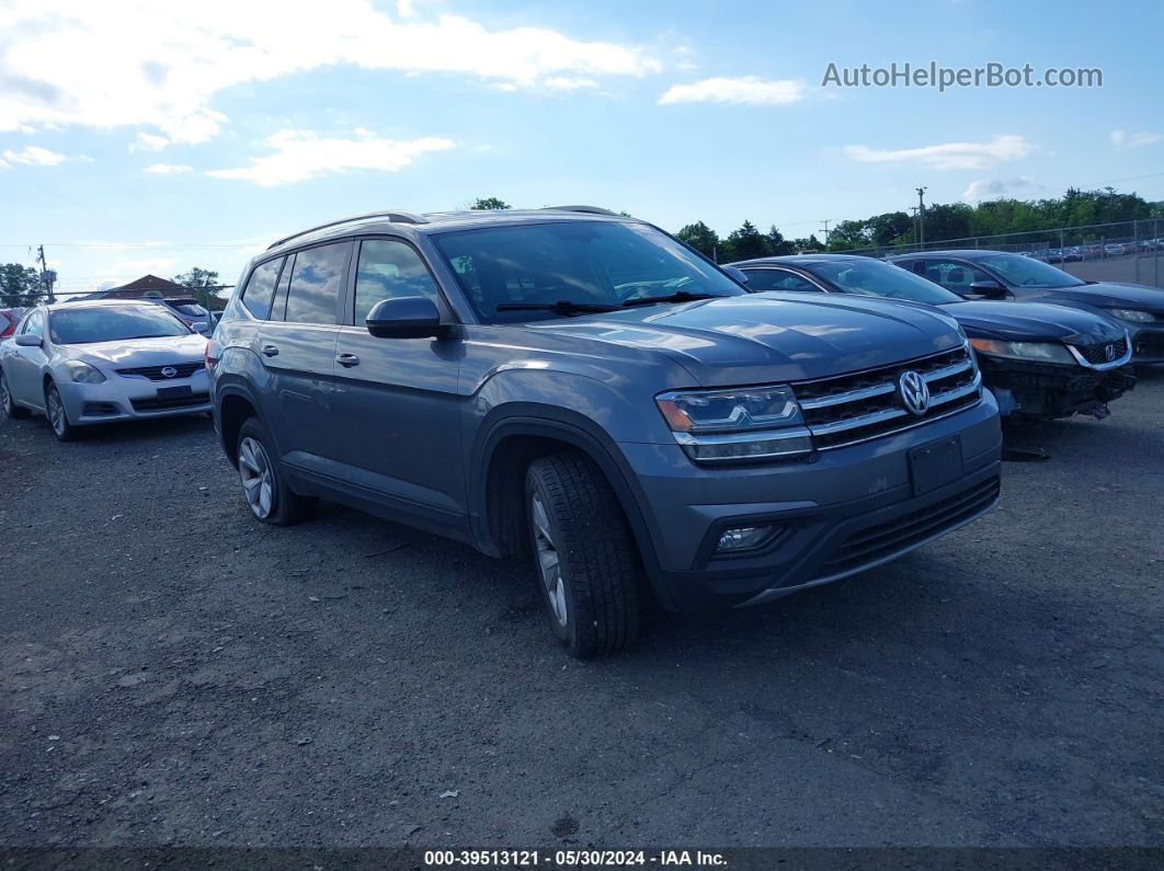 2018 Volkswagen Atlas 3.6l V6 Se Gray vin: 1V2KR2CA8JC513932