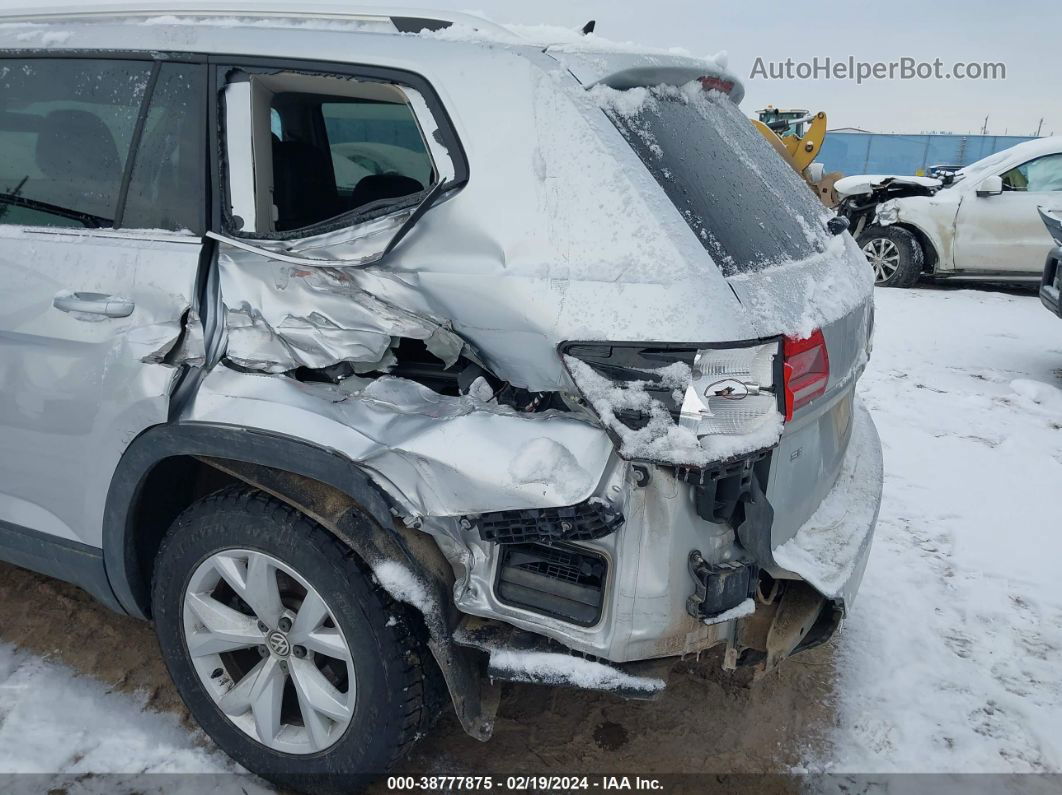 2018 Volkswagen Atlas 3.6l V6 Se Silver vin: 1V2KR2CA8JC515499