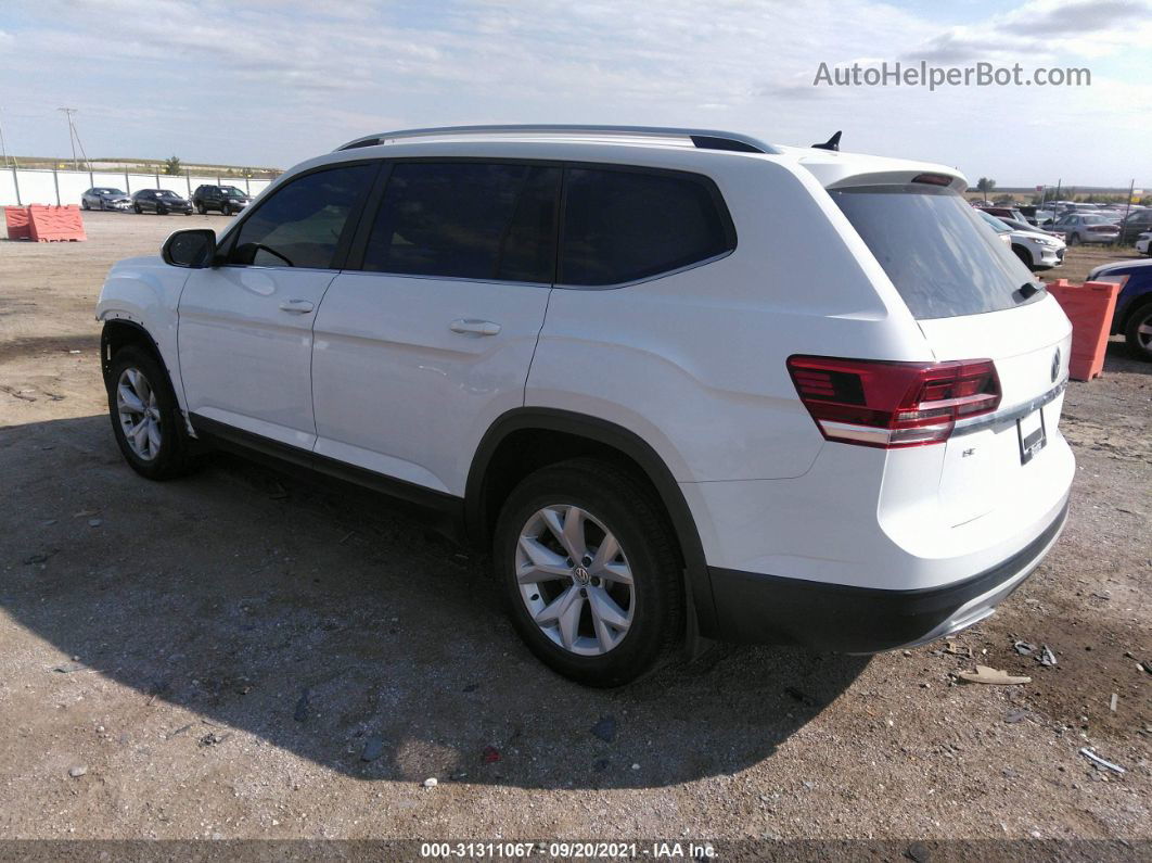 2018 Volkswagen Atlas 3.6l V6 Se White vin: 1V2KR2CA8JC517639