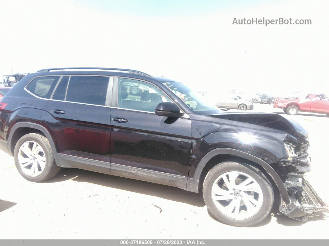 2021 Volkswagen Atlas 3.6l V6 Se W/technology Black vin: 1V2KR2CA8MC519864