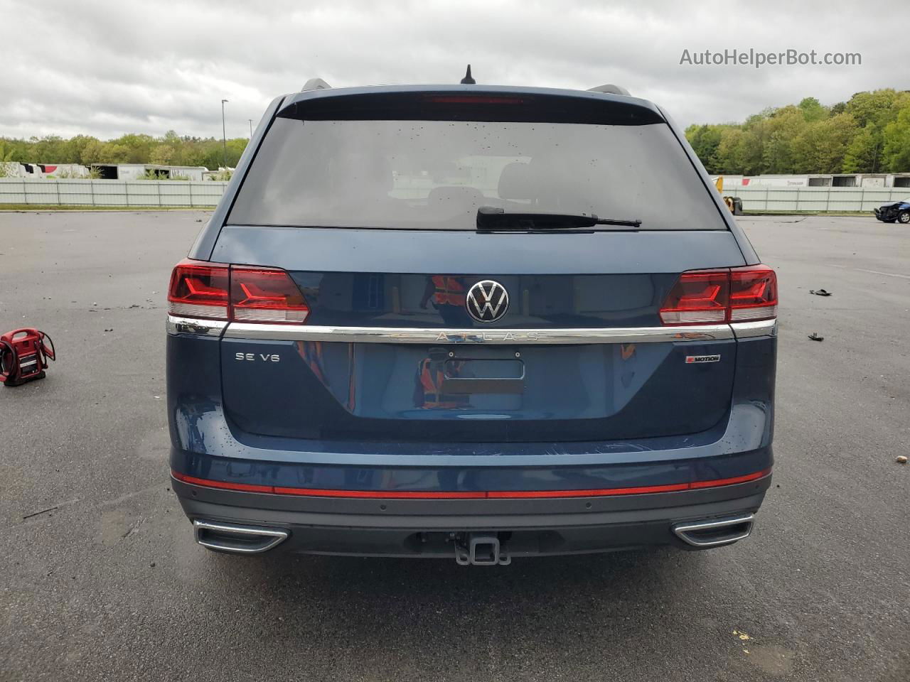 2021 Volkswagen Atlas Se Blue vin: 1V2KR2CA8MC546501