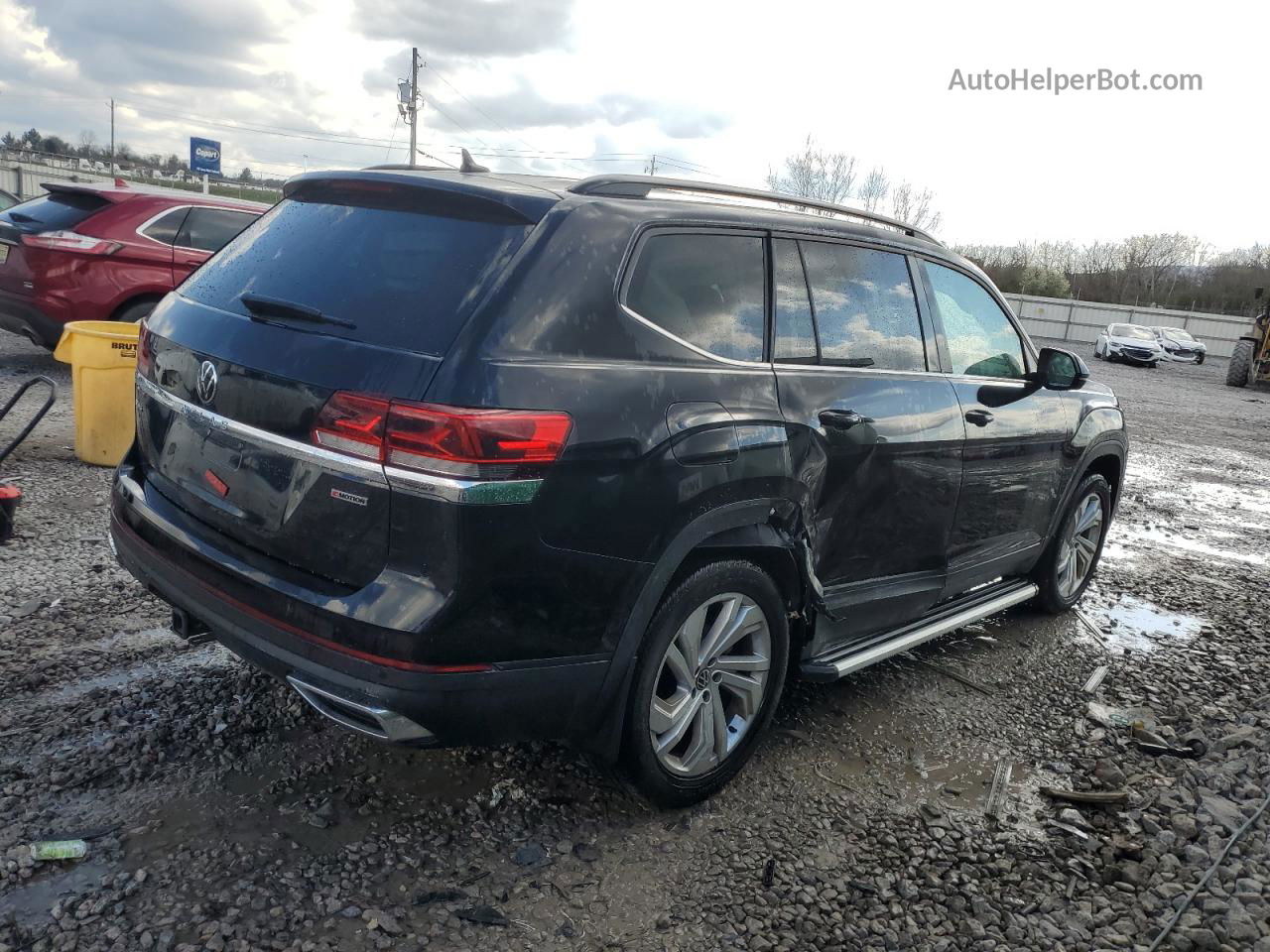 2021 Volkswagen Atlas Se Black vin: 1V2KR2CA8MC557398