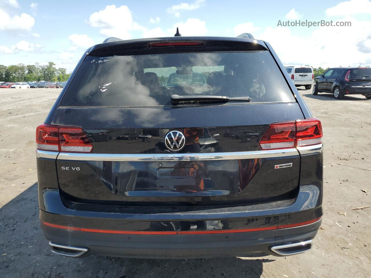 2021 Volkswagen Atlas Se Черный vin: 1V2KR2CA8MC603571