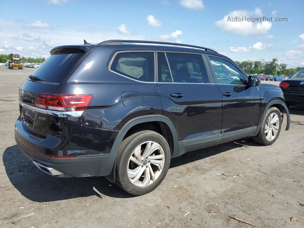 2021 Volkswagen Atlas Se Черный vin: 1V2KR2CA8MC603571