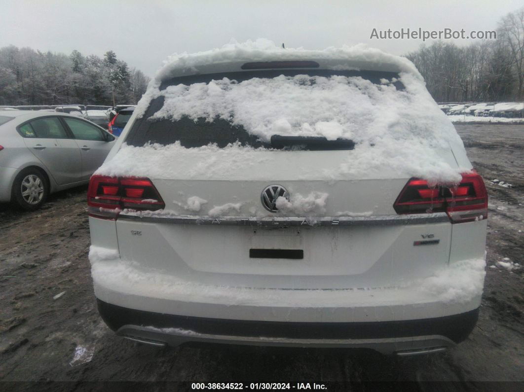 2018 Volkswagen Atlas 3.6l V6 Se White vin: 1V2KR2CA9JC505886