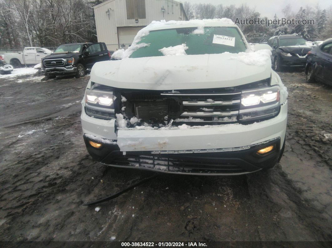 2018 Volkswagen Atlas 3.6l V6 Se White vin: 1V2KR2CA9JC505886