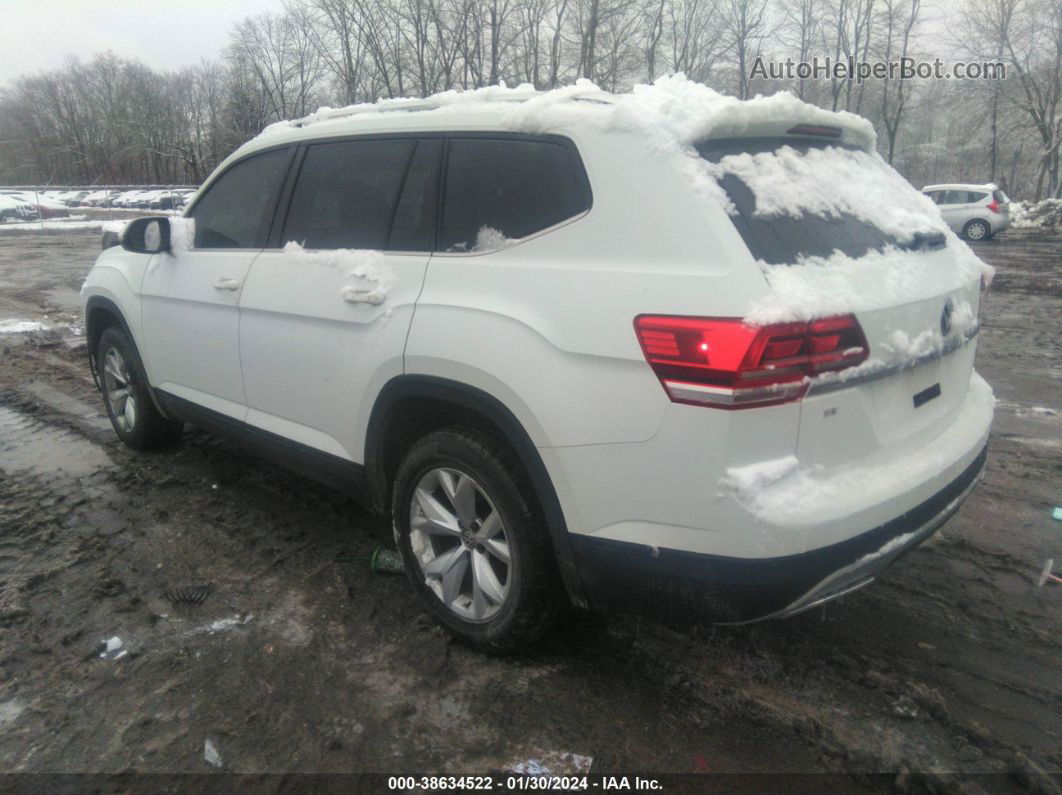 2018 Volkswagen Atlas 3.6l V6 Se White vin: 1V2KR2CA9JC505886