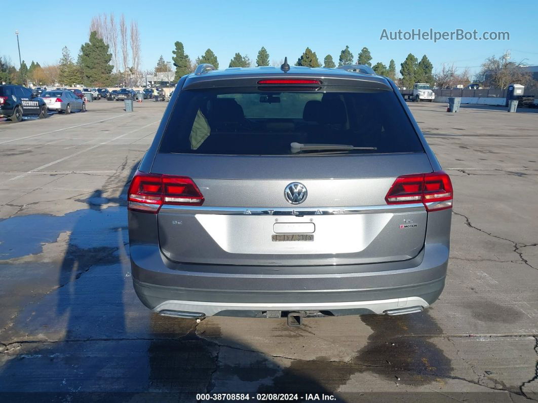 2018 Volkswagen Atlas 3.6l V6 Se Gray vin: 1V2KR2CA9JC551346