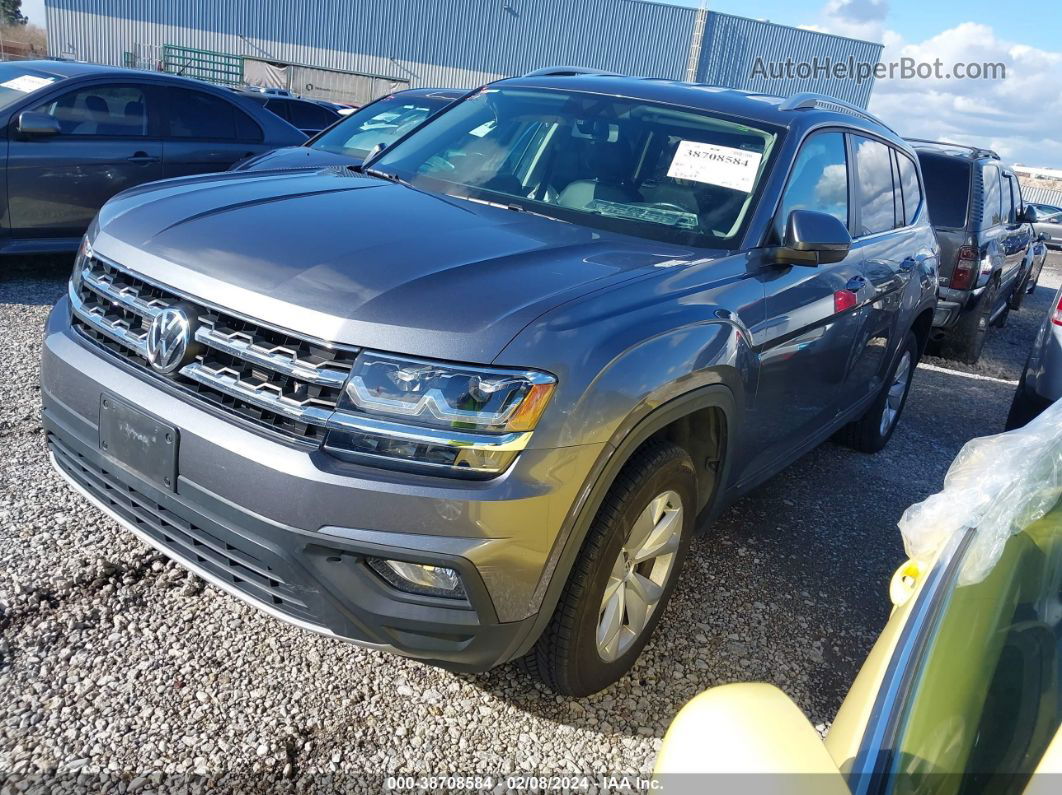 2018 Volkswagen Atlas 3.6l V6 Se Gray vin: 1V2KR2CA9JC551346