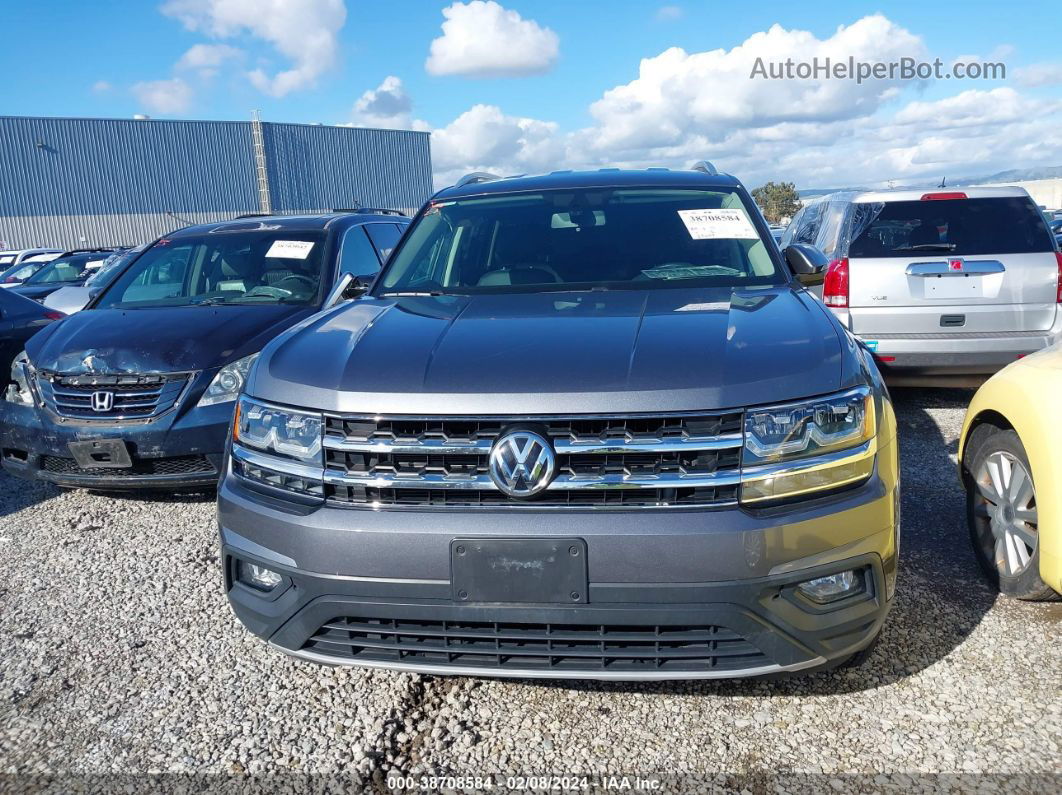 2018 Volkswagen Atlas 3.6l V6 Se Gray vin: 1V2KR2CA9JC551346