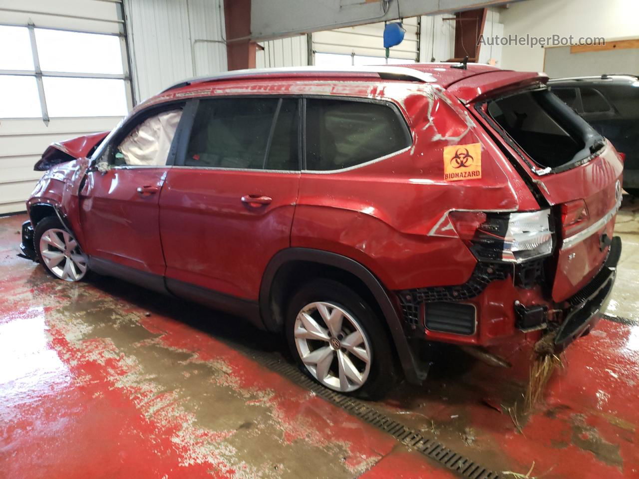 2018 Volkswagen Atlas Se Красный vin: 1V2KR2CA9JC589594