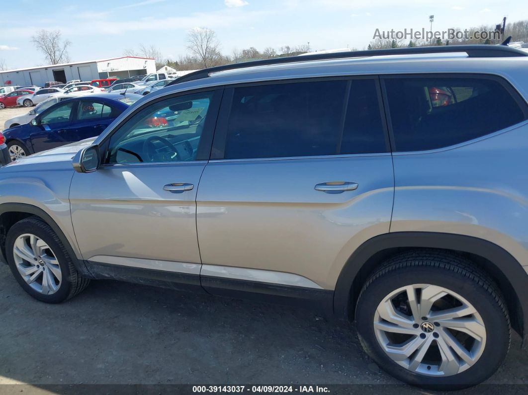 2021 Volkswagen Atlas 3.6l V6 Se W/technology Серебряный vin: 1V2KR2CA9MC607645