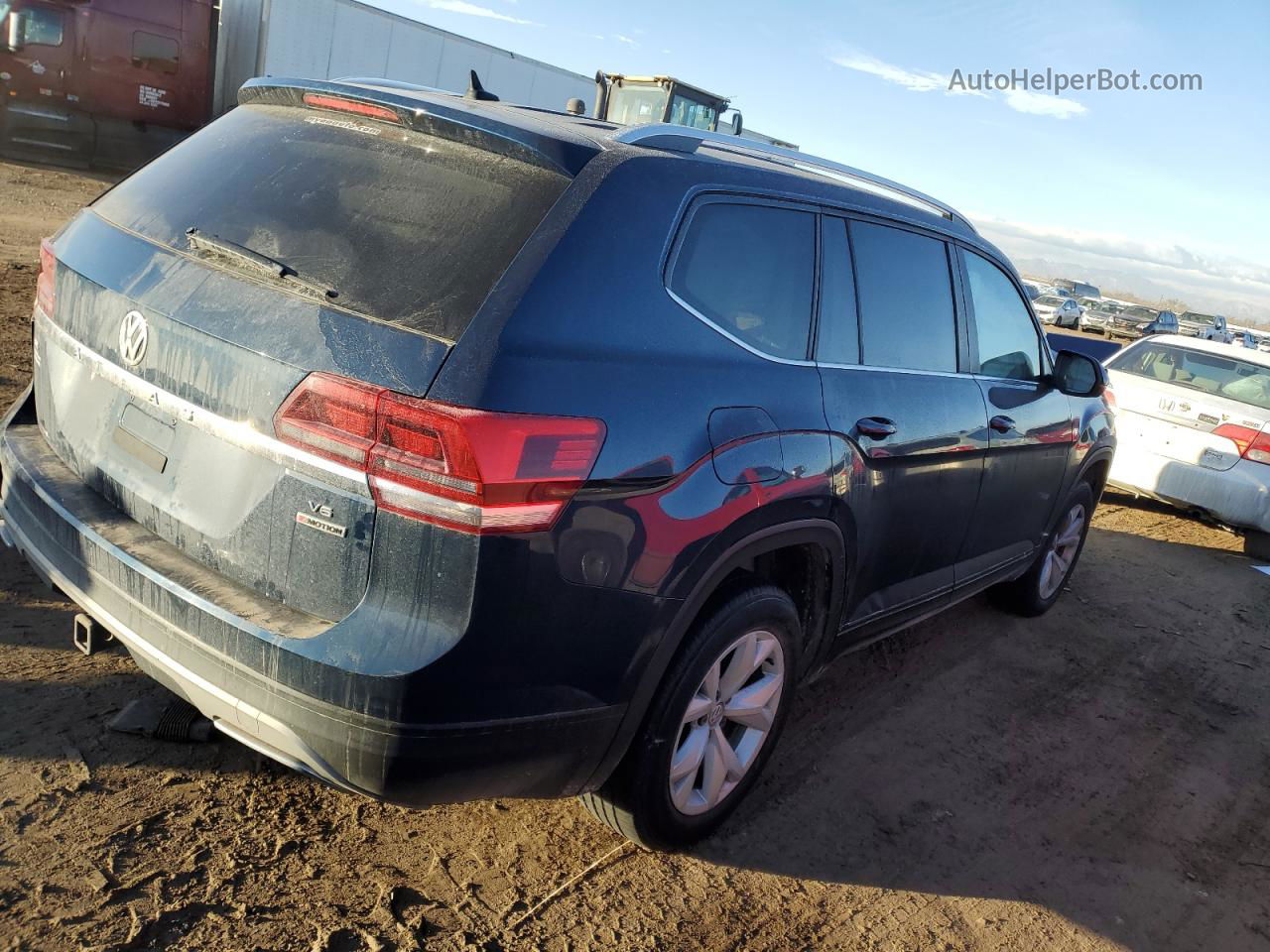 2018 Volkswagen Atlas Se Blue vin: 1V2KR2CAXJC535446