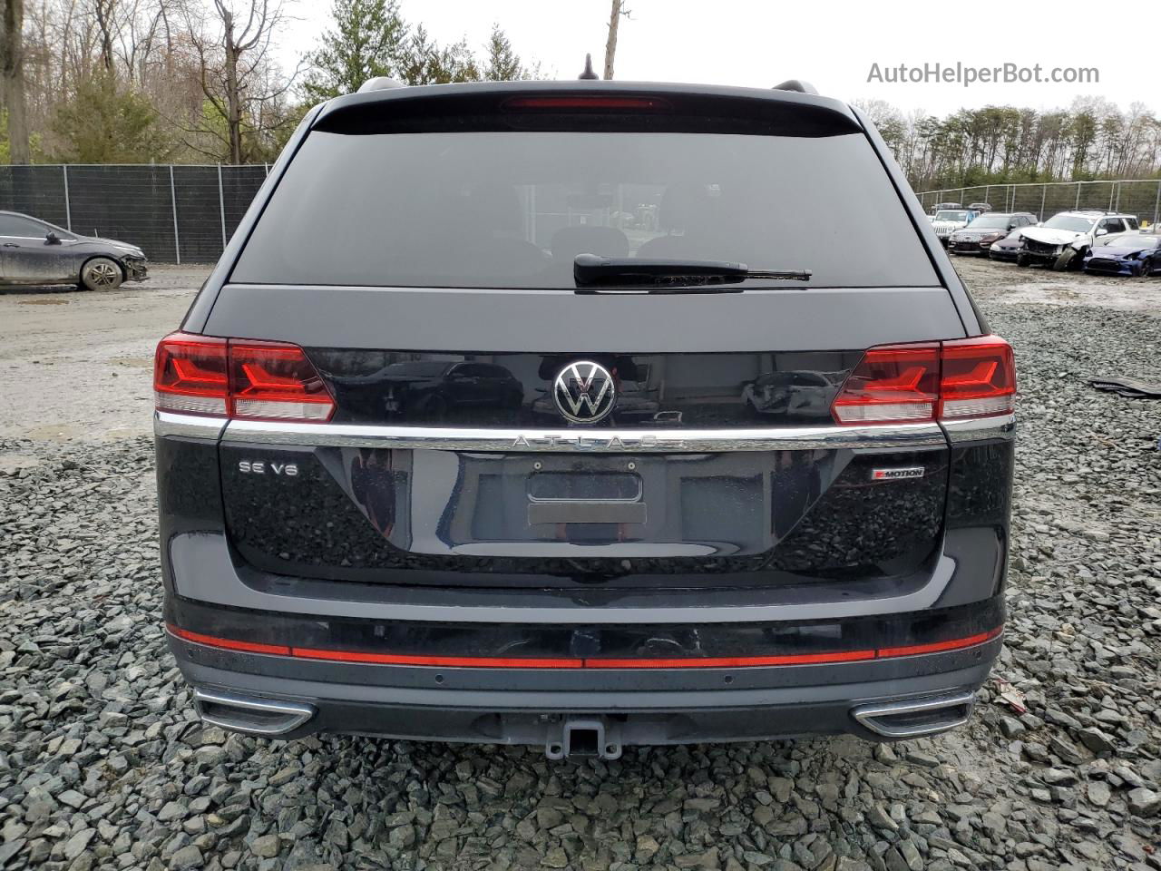 2021 Volkswagen Atlas Se Black vin: 1V2KR2CAXMC538061