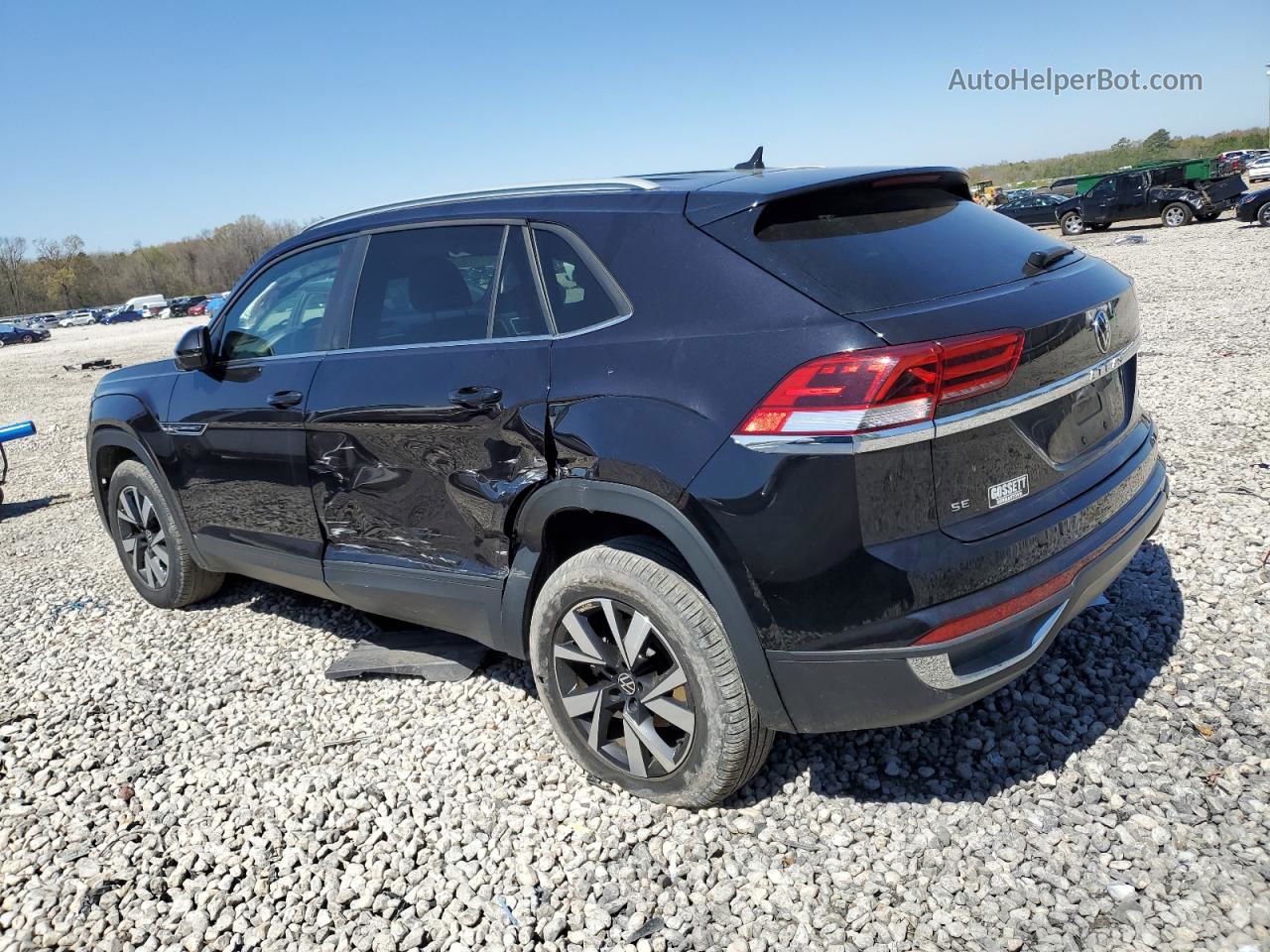 2021 Volkswagen Atlas Cross Sport Se Black vin: 1V2LC2CA2MC208274