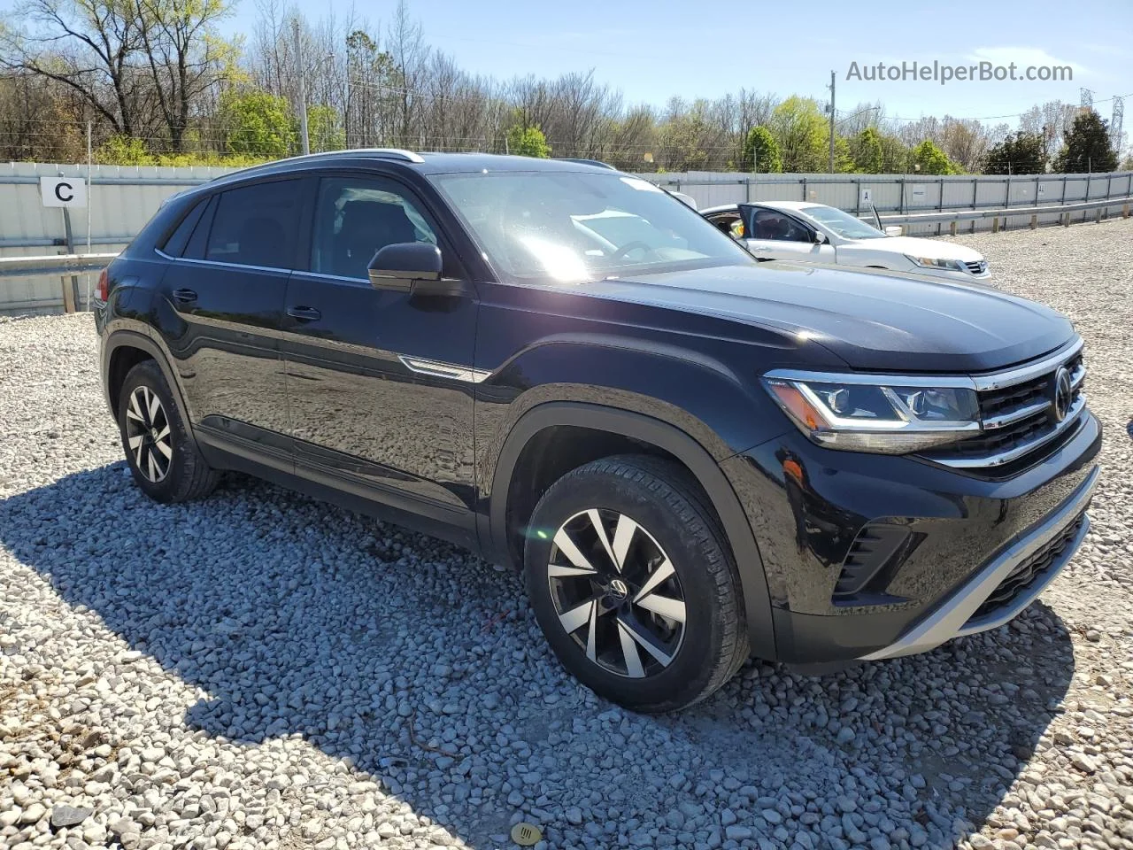 2021 Volkswagen Atlas Cross Sport Se Black vin: 1V2LC2CA2MC208274