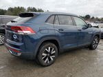 2021 Volkswagen Atlas Cross Sport Se Синий vin: 1V2LC2CA3MC227092