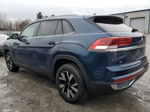 2021 Volkswagen Atlas Cross Sport Se Синий vin: 1V2LC2CA3MC227092