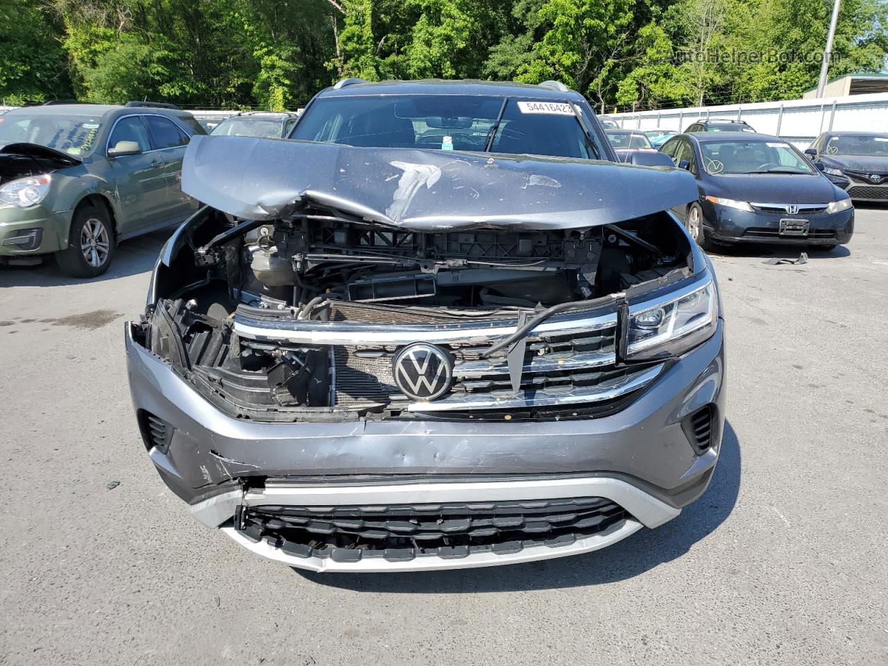 2021 Volkswagen Atlas Cross Sport Se Угольный vin: 1V2LC2CA4MC233807