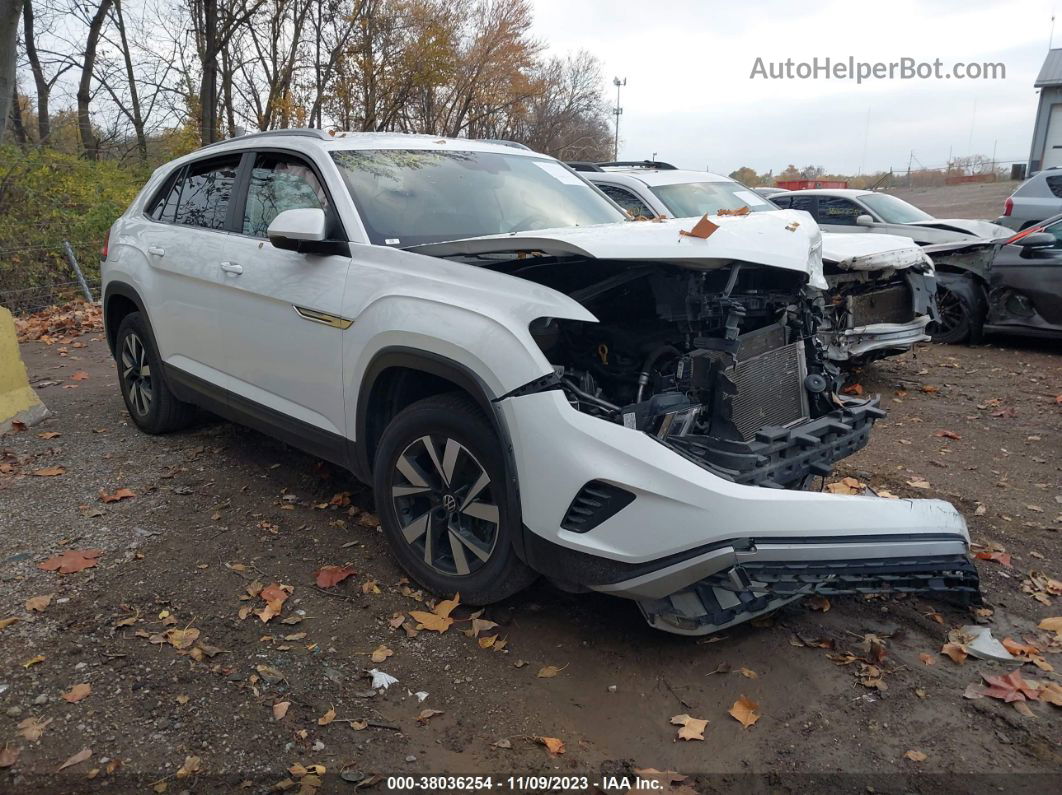 2021 Volkswagen Atlas Cross Sport 2.0t Se Белый vin: 1V2LC2CA9MC200186