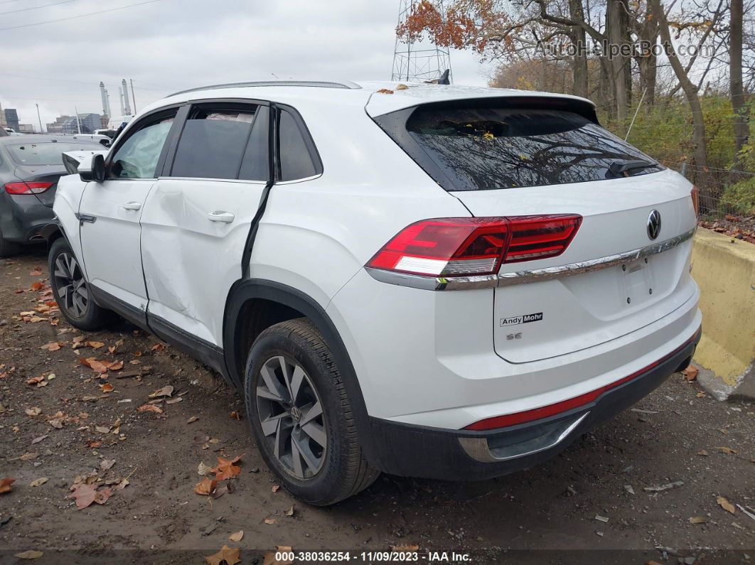 2021 Volkswagen Atlas Cross Sport 2.0t Se Белый vin: 1V2LC2CA9MC200186