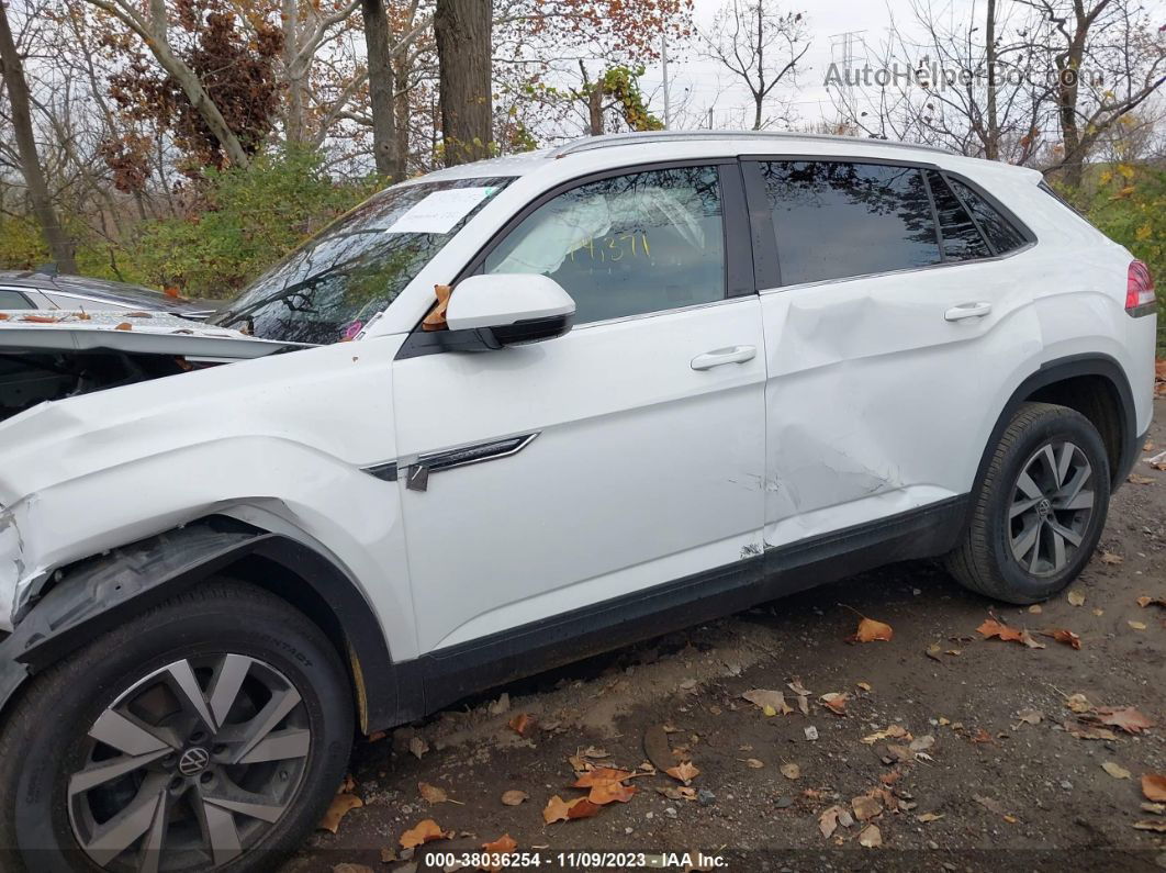 2021 Volkswagen Atlas Cross Sport 2.0t Se Белый vin: 1V2LC2CA9MC200186