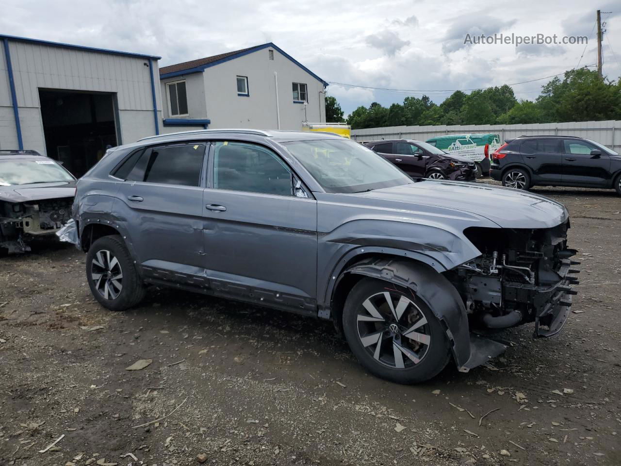 2021 Volkswagen Atlas Cross Sport Se Gray vin: 1V2LC2CAXMC208572