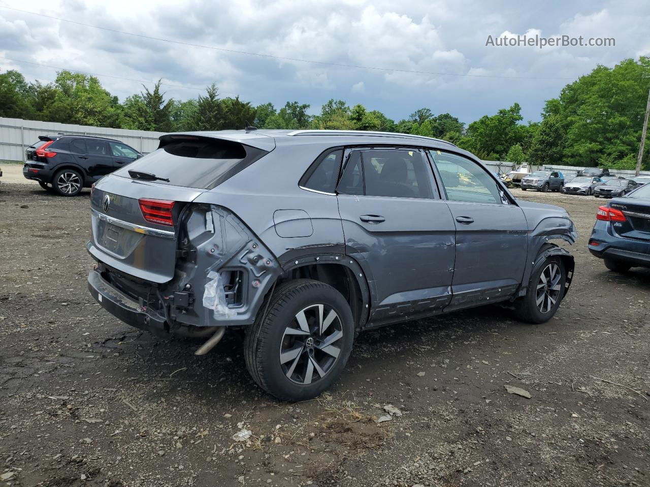 2021 Volkswagen Atlas Cross Sport Se Gray vin: 1V2LC2CAXMC208572