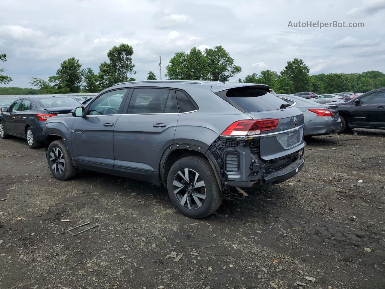 2021 Volkswagen Atlas Cross Sport Se Gray vin: 1V2LC2CAXMC208572