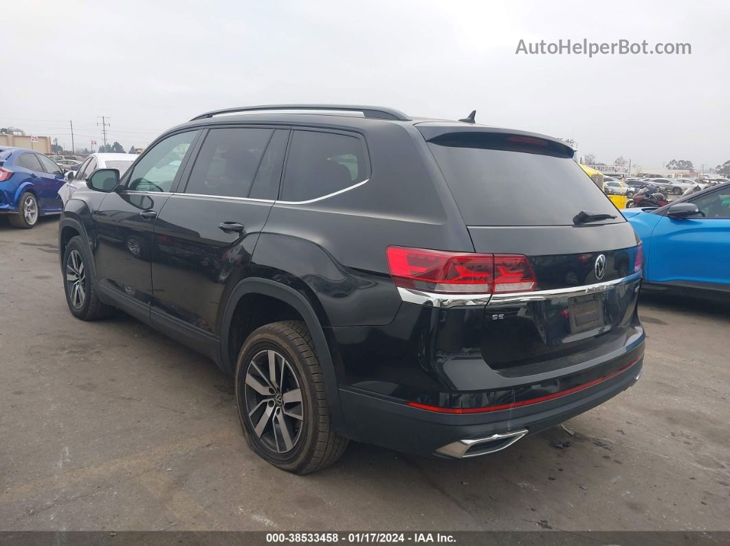 2021 Volkswagen Atlas 2.0t Se Черный vin: 1V2LP2CA1MC586428