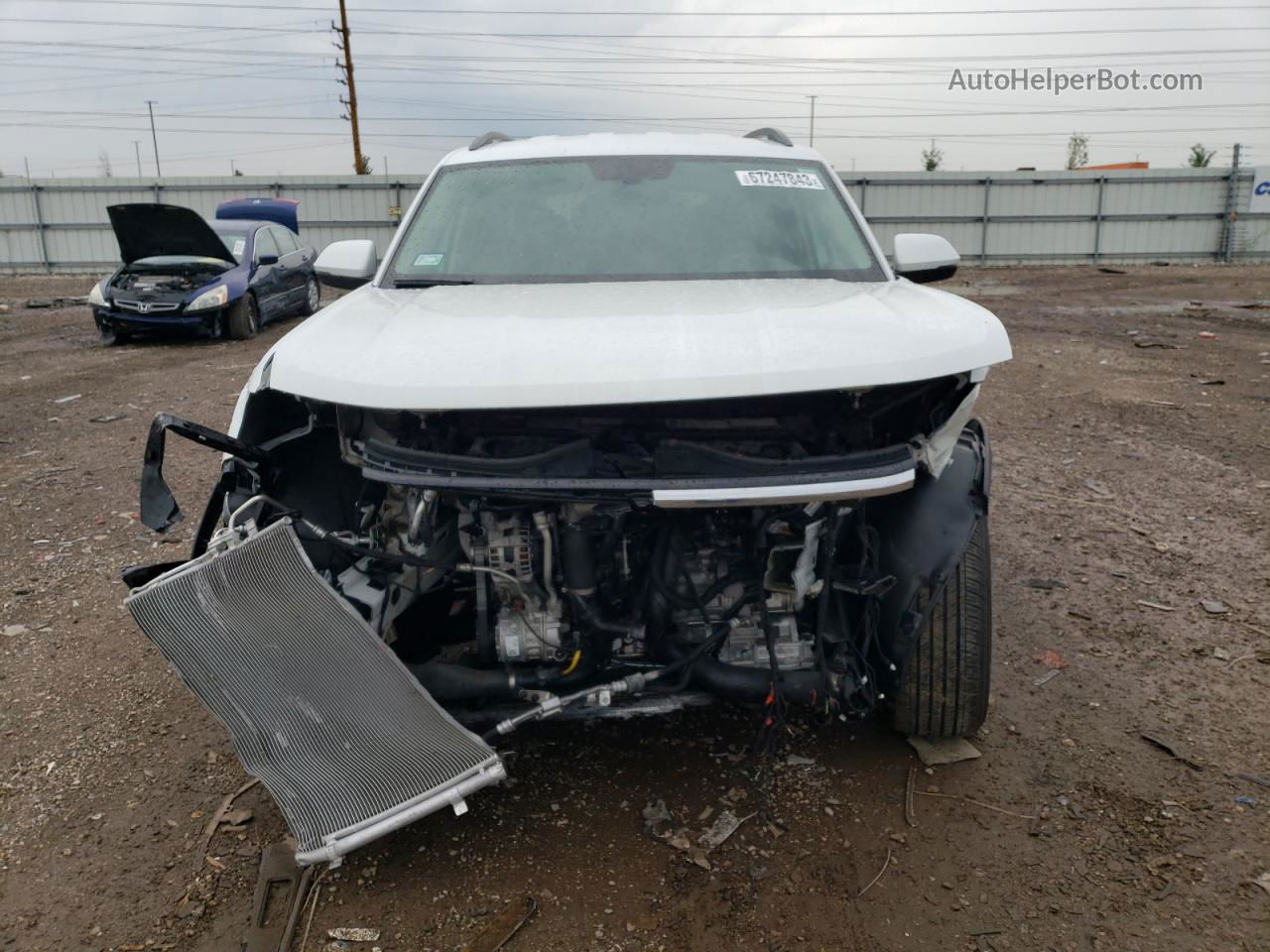 2021 Volkswagen Atlas Se Белый vin: 1V2LP2CA2MC509812