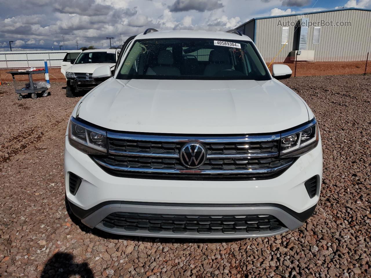 2021 Volkswagen Atlas Se White vin: 1V2LP2CA3MC512377