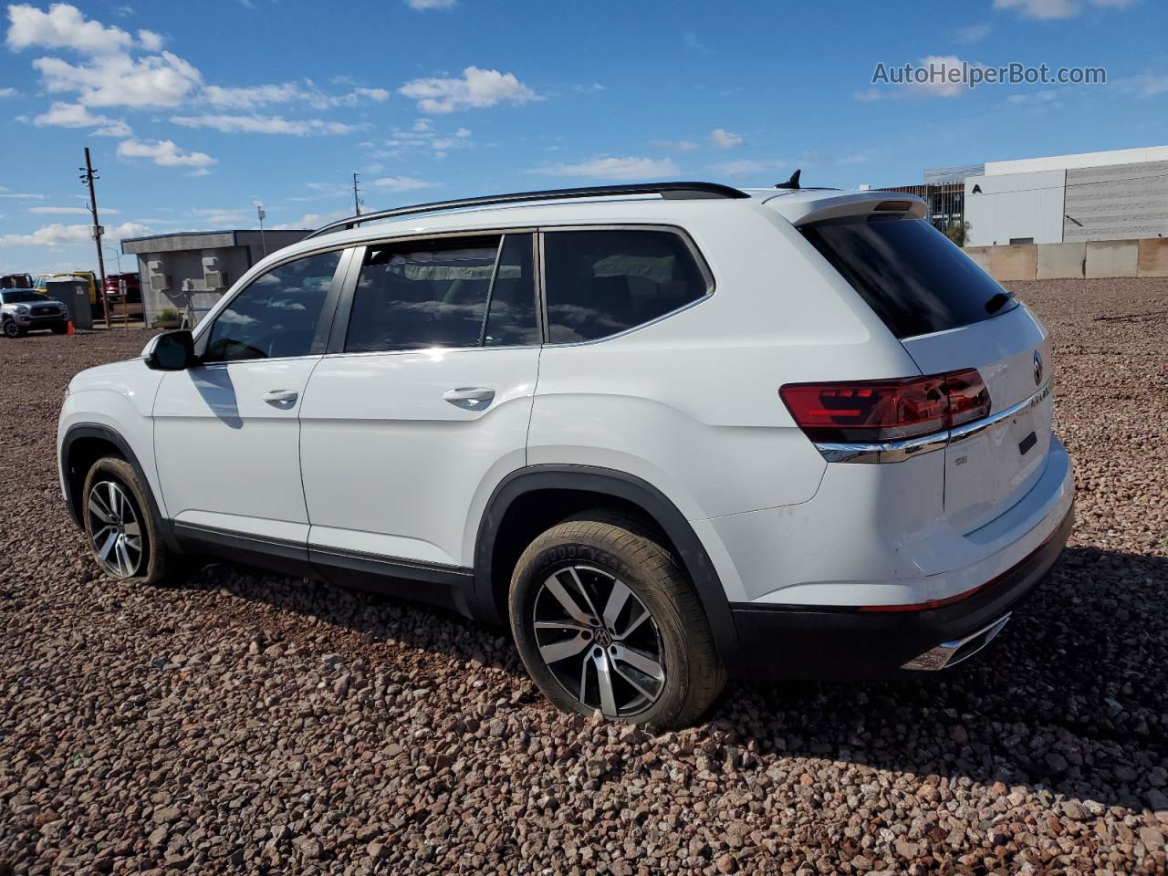 2021 Volkswagen Atlas Se White vin: 1V2LP2CA3MC512377