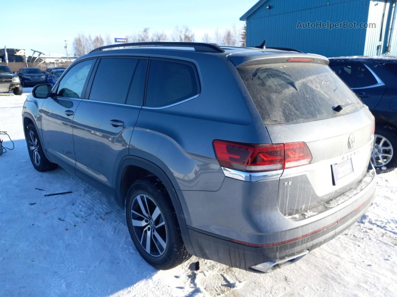 2021 Volkswagen Atlas Se Silver vin: 1V2LP2CA3MC583594