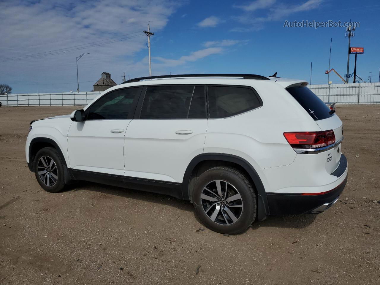 2021 Volkswagen Atlas Se White vin: 1V2LP2CA4MC529267