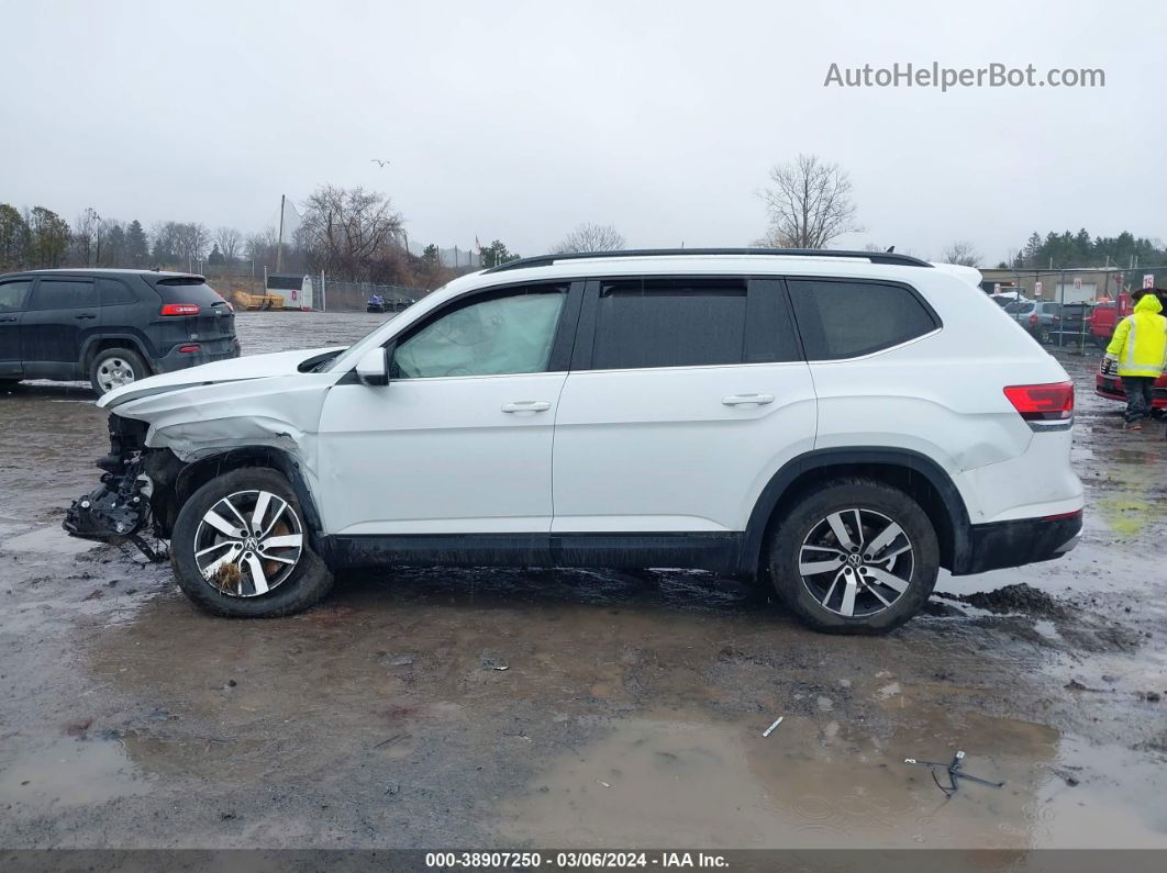 2021 Volkswagen Atlas 2.0t Se White vin: 1V2LP2CA5MC506144