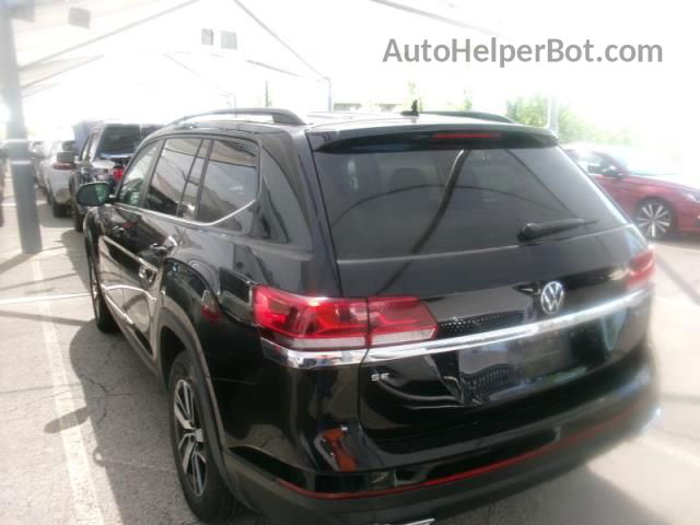 2021 Volkswagen Atlas 2.0t Se Черный vin: 1V2LP2CA5MC571673