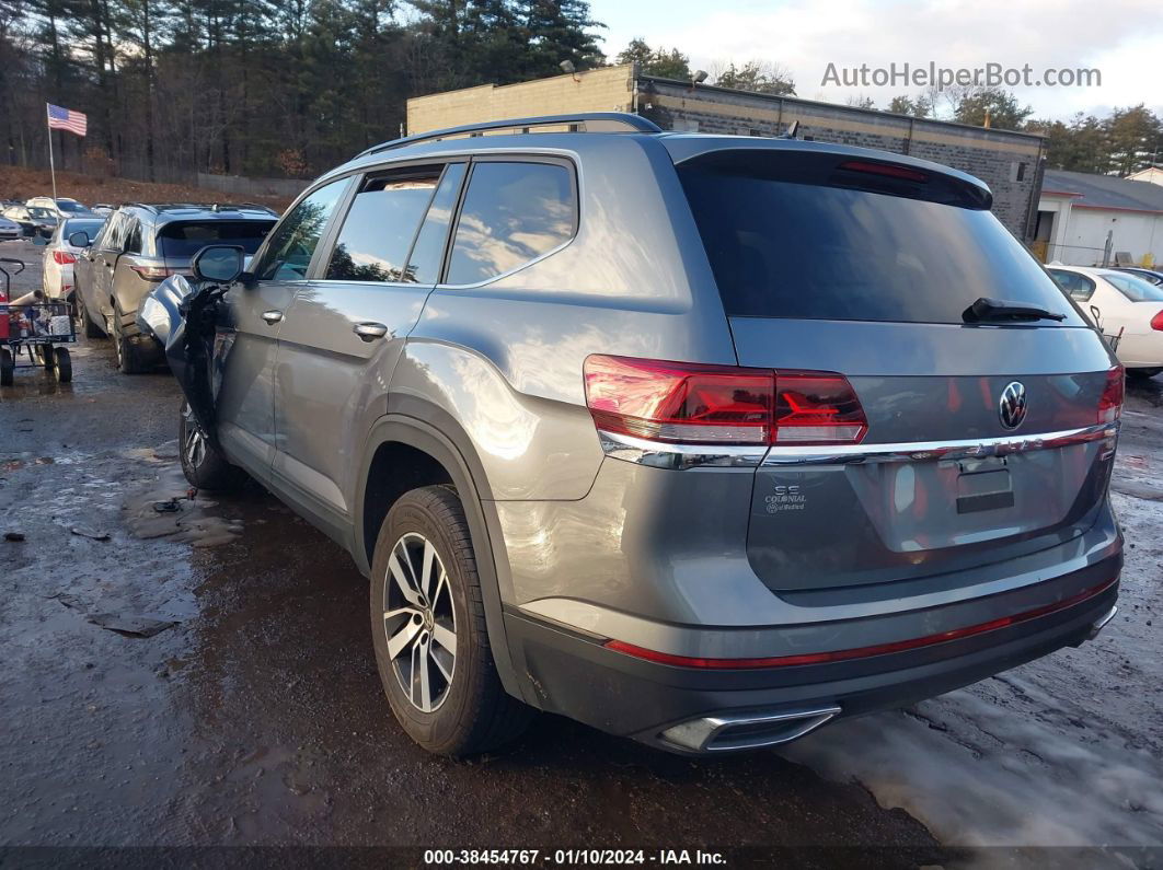 2021 Volkswagen Atlas 2.0t Se Gray vin: 1V2LP2CA7MC541056