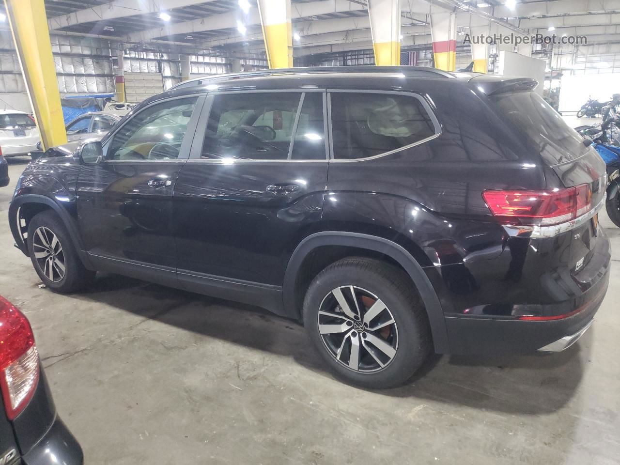 2021 Volkswagen Atlas Se Black vin: 1V2LP2CA7MC563333