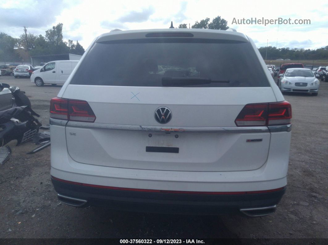 2021 Volkswagen Atlas 2.0t Se White vin: 1V2LP2CA7MC577331