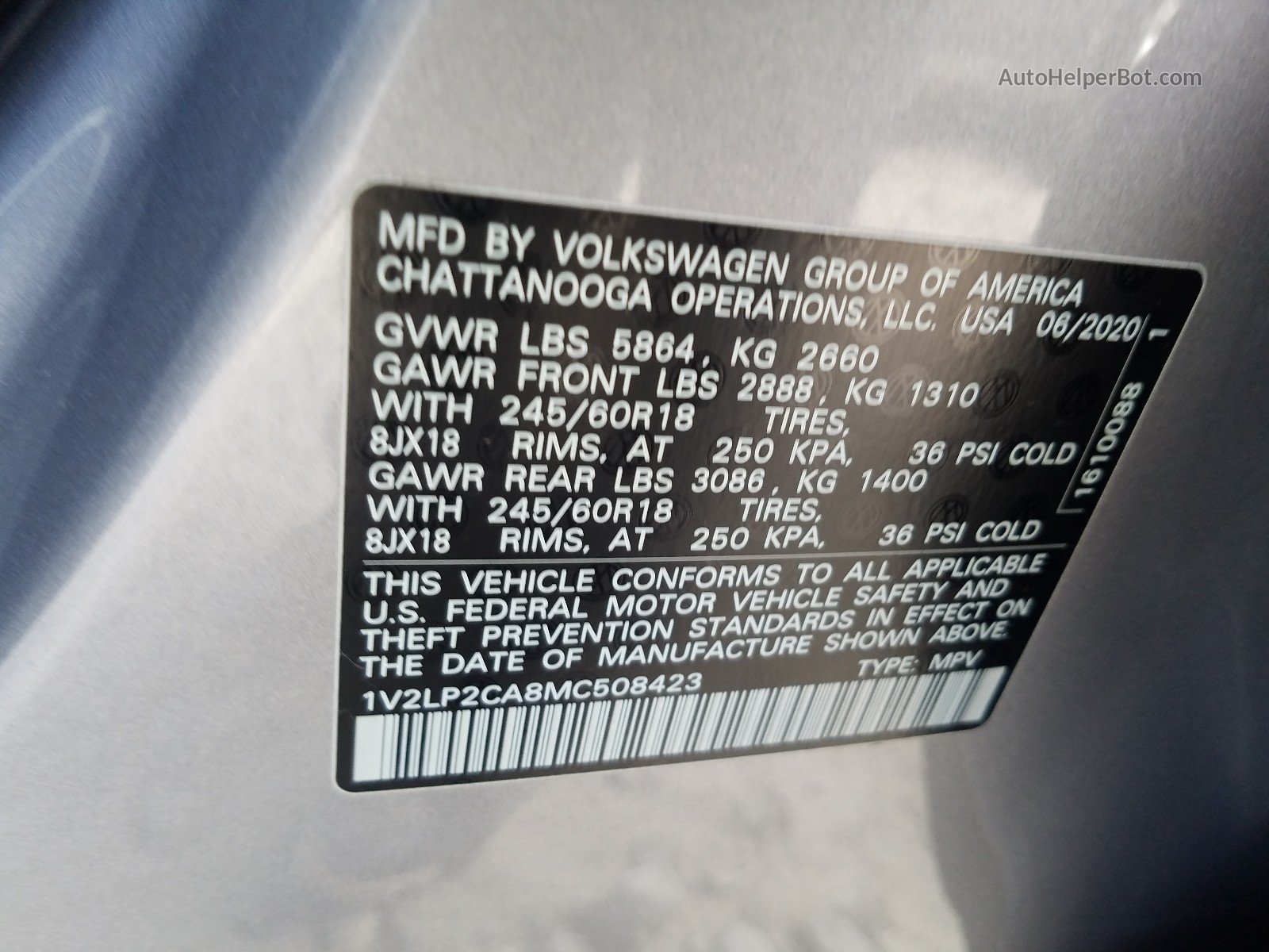 2021 Volkswagen Atlas Se Gray vin: 1V2LP2CA8MC508423