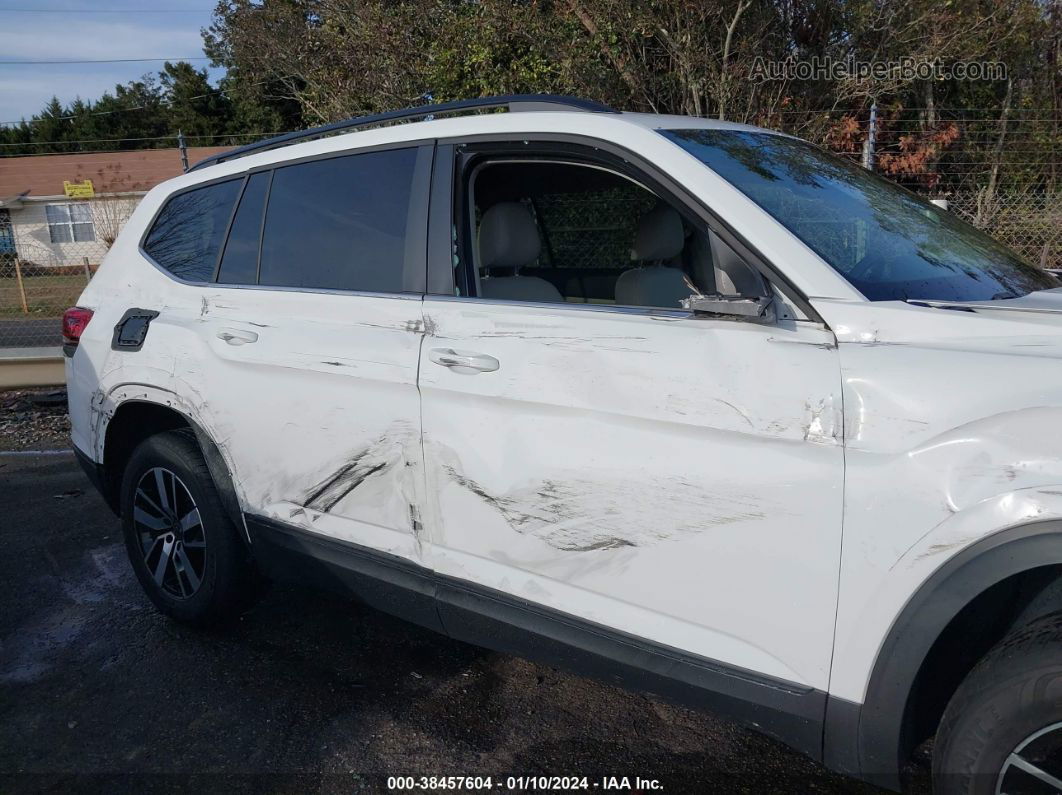 2021 Volkswagen Atlas 2.0t Se White vin: 1V2LP2CAXMC512389