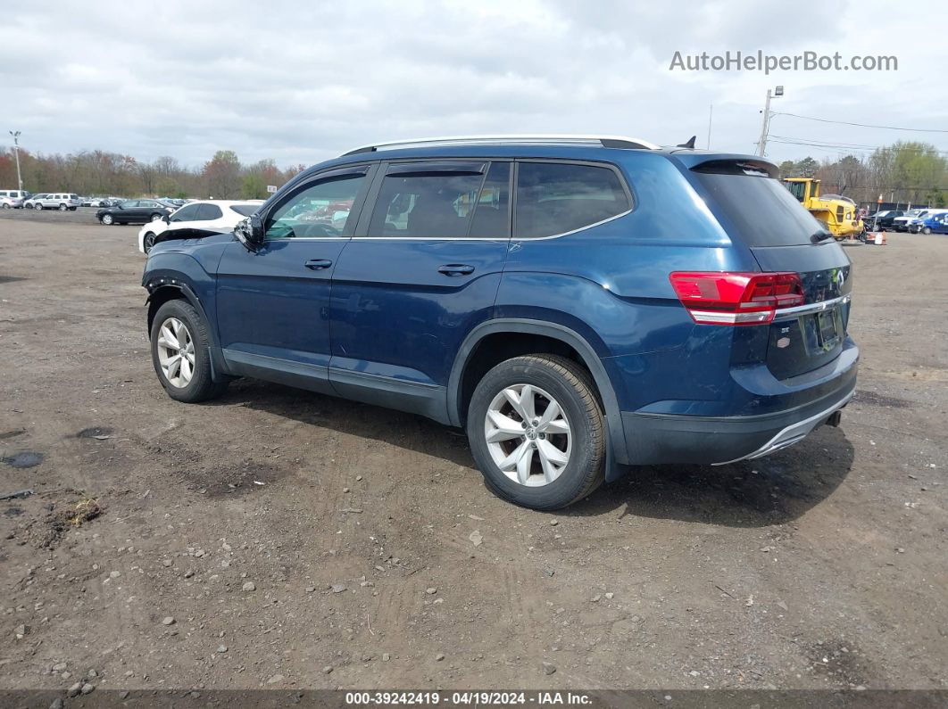 2018 Volkswagen Atlas 3.6l V6 Se/3.6l V6 Se W/technology Dark Blue vin: 1V2LR2CA0JC583168