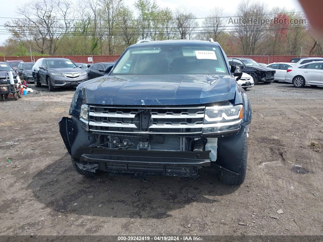 2018 Volkswagen Atlas 3.6l V6 Se/3.6l V6 Se W/technology Dark Blue vin: 1V2LR2CA0JC583168