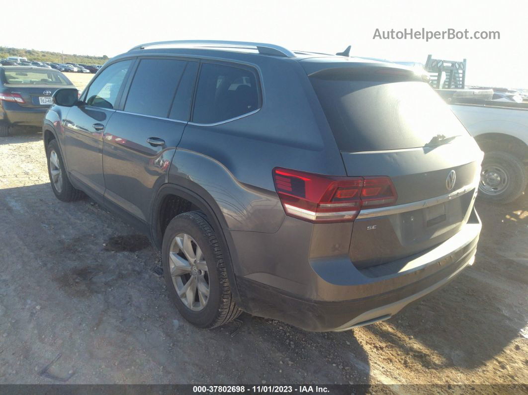 2018 Volkswagen Atlas 3.6l V6 Se/3.6l V6 Se W/technology Gray vin: 1V2LR2CA1JC534576