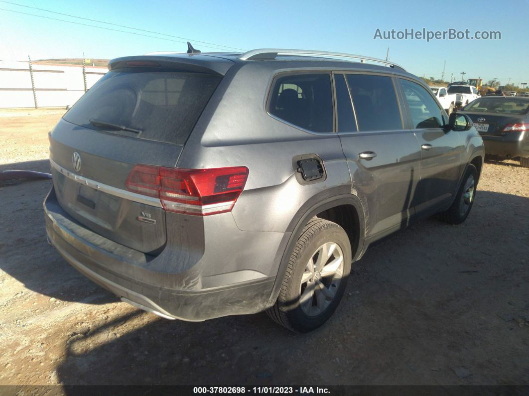 2018 Volkswagen Atlas 3.6l V6 Se/3.6l V6 Se W/technology Gray vin: 1V2LR2CA1JC534576