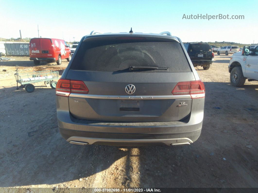 2018 Volkswagen Atlas 3.6l V6 Se/3.6l V6 Se W/technology Gray vin: 1V2LR2CA1JC534576