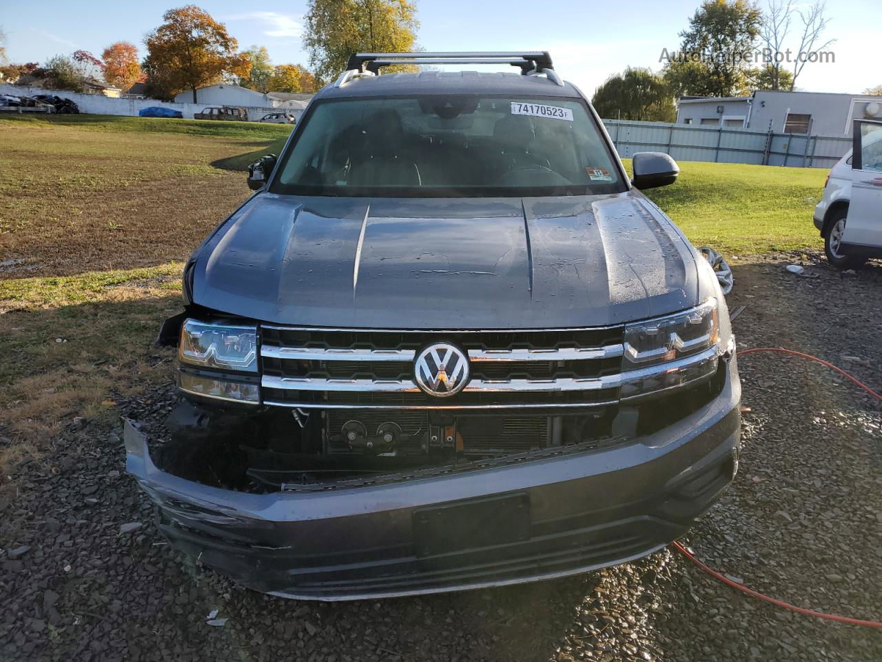 2018 Volkswagen Atlas Se Серый vin: 1V2LR2CA1JC538725